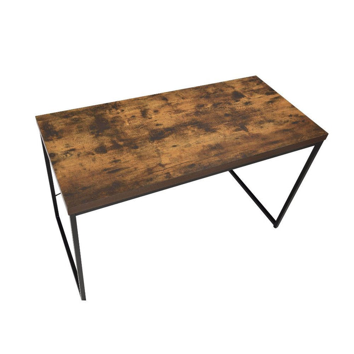 Bob - Desk - Weathered Oak & Black Unique Piece Furniture