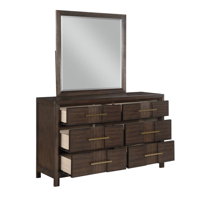 Kenzo Modern Style Dresser Made With Wood In Walnut