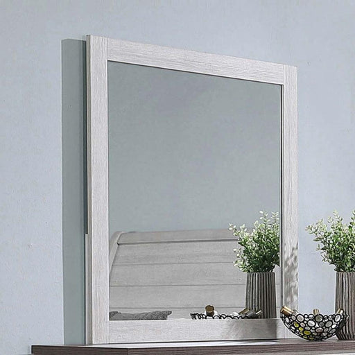 Stillwood - Rectangle Dresser Mirror - Vintage Linen Unique Piece Furniture