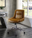 Ambler - Executive Office Chair - Saddle Brown Top Grain Leather Unique Piece Furniture