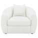 Isabella - Upholstered Tight Back Chair - White Unique Piece Furniture