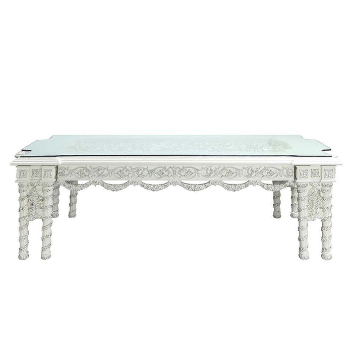 Vanaheim - Dining Table - Antique White Finish Unique Piece Furniture