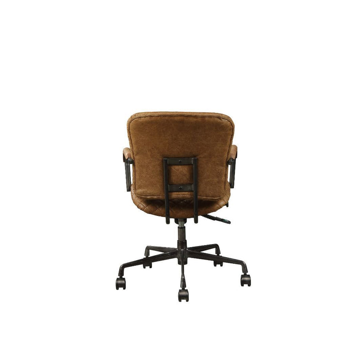 Josi - Executive Office Chair - Coffee Top Grain Leather Unique Piece Furniture