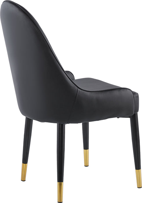 Modern Leather Dining Chair (Set of 2) Upholstered Accent Dining Chair