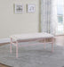 Massi - Tufted Upholstered Bench - Powder Pink Unique Piece Furniture
