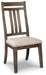 Wyndahl - Rustic Brown - Dining Uph Side Chair (Set of 2) - Slatback Unique Piece Furniture