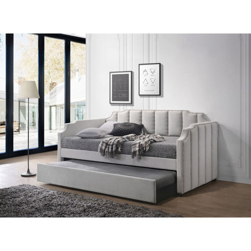 Peridot - Daybed - Dove Gray Velvet Unique Piece Furniture