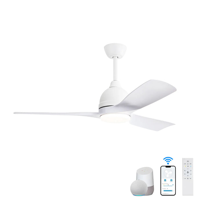 Indoor Ceiling Fan With 6 Speed Remote Control Dimmable Reversible Dc Motor For Living Room