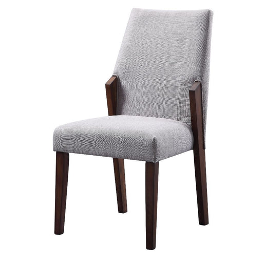Benoit - Side Chair (Set of 2) - Fabric & Brown Unique Piece Furniture