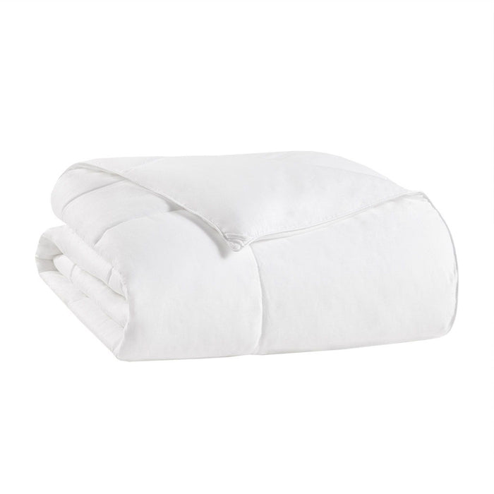 Cotton Down Alternative Featherless Comforter In White