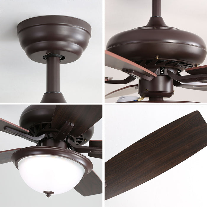 Indoor Crystal Ceiling Fan With 3 Speed Wind 5 Plywood Blades Remote Control Ac Motor With Light