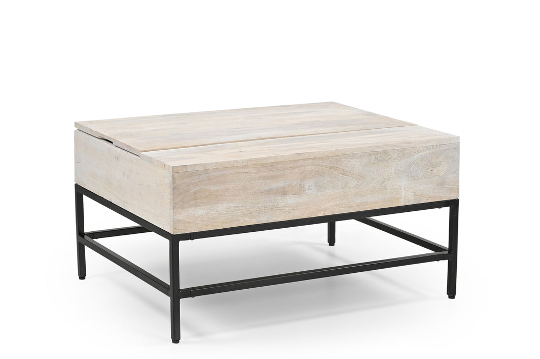 Lift Top Coffee Table - White