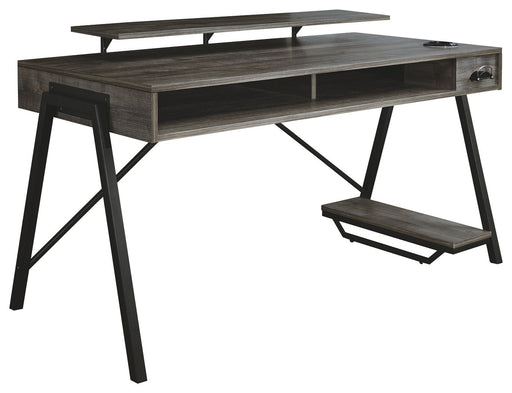 Barolli - Gunmetal Gray - Gaming Desk Unique Piece Furniture