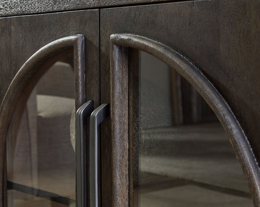 Dreley - Accent Cabinet - Grayish Brown