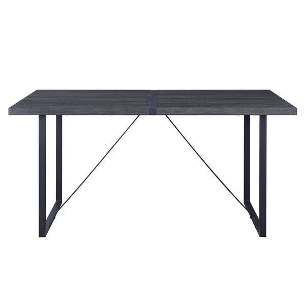 Nakula - Dining Table - Gray Oak & Black Finish Unique Piece Furniture