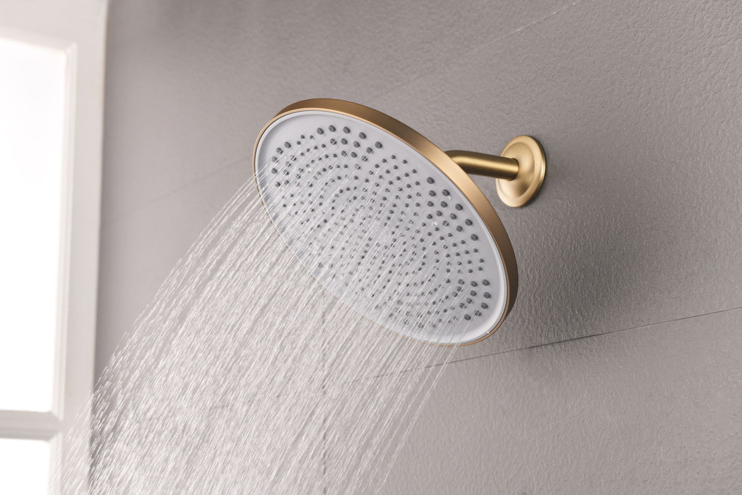 Shower Head - High Pressure Rain, Luxury Modern Look, No Hassle Tool-Less 1-Min Installation - The Perfect Adjustable Replacement For Your Bathroom Shower Heads