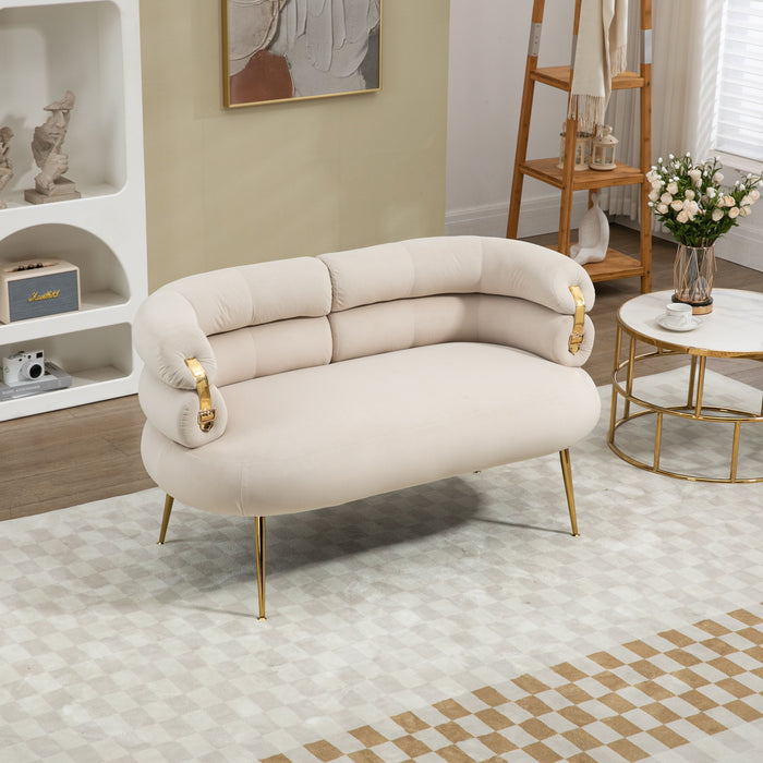 Coolmore Accent Chair, Leisure Chair - Beige