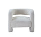 Yitua - Accent Chair - White Teddy Sherpa Unique Piece Furniture