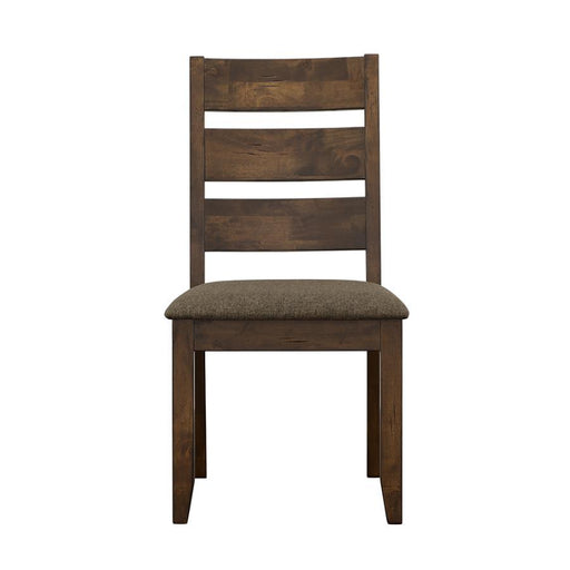 Alston - Ladder Back Dining Side Chairs (Set of 2) - Knotty Nutmeg And Gray Unique Piece Furniture