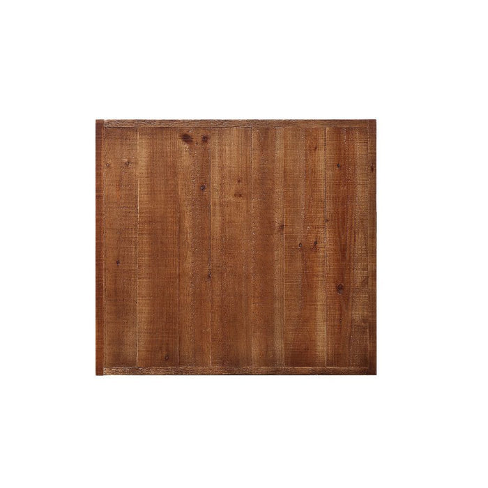 Ikram - Accent Table (Set of 2) - Weathered Oak & Sandy Black Unique Piece Furniture