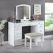 Louise - Vanity With Stool - White Unique Piece Furniture