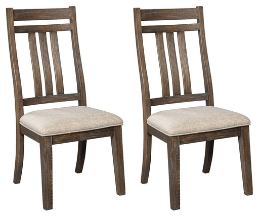 Wyndahl - Rustic Brown - Dining Uph Side Chair (Set of 2) - Slatback Unique Piece Furniture