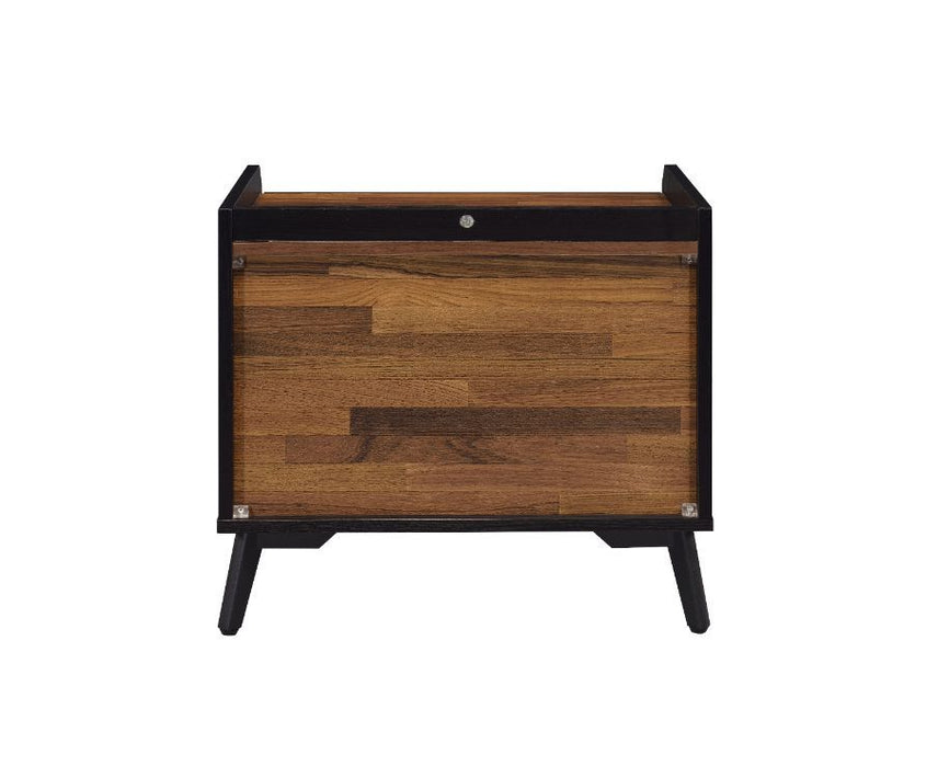 Jiranty - Accent Table - Walnut & Black Finish Unique Piece Furniture