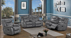 Conrad - Upholstered Motion Loveseat - Cool Gray Unique Piece Furniture