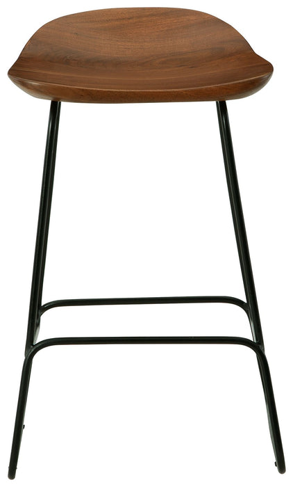 Wilinruck - Dark Brown - Stool (Set of 3) Unique Piece Furniture