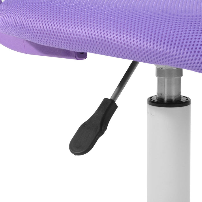 Plastic Task Chair/ Office Chair - Purple