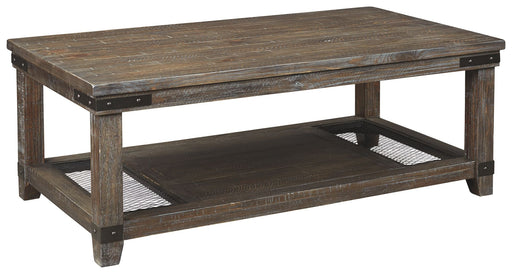 Danell - Brown - Rectangular Cocktail Table Unique Piece Furniture