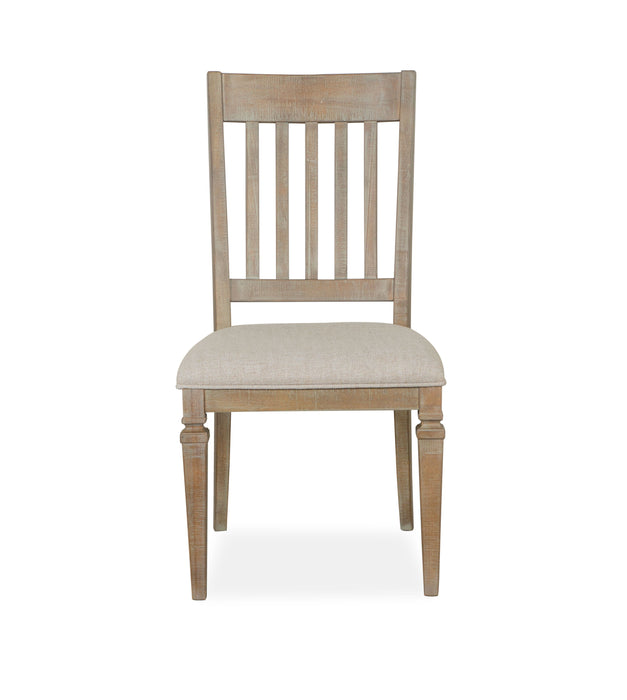 Lancaster - Dining Side Chair With Upholstered Seat (Set of 2) - Dovetail Grey