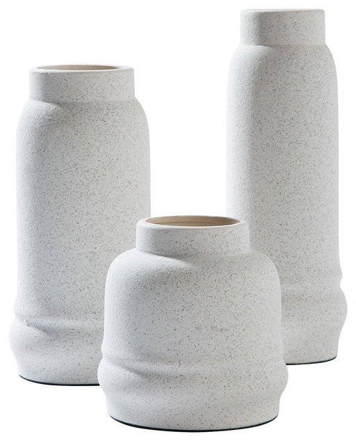 Jayden - White - Vase Set (Set of 3) Unique Piece Furniture