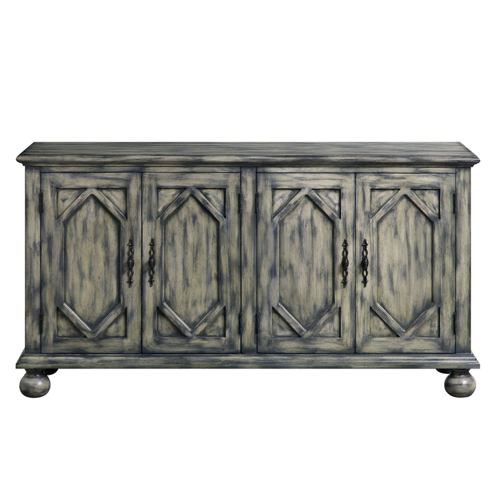 Pavan - Accent Table - Rustic Gray Unique Piece Furniture
