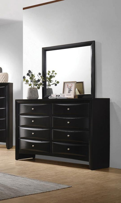 Briana - Rectangle Dresser Mirror - Black Unique Piece Furniture