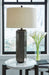 Dirkton - Antique Pewter Finish - Metal Table Lamp Unique Piece Furniture