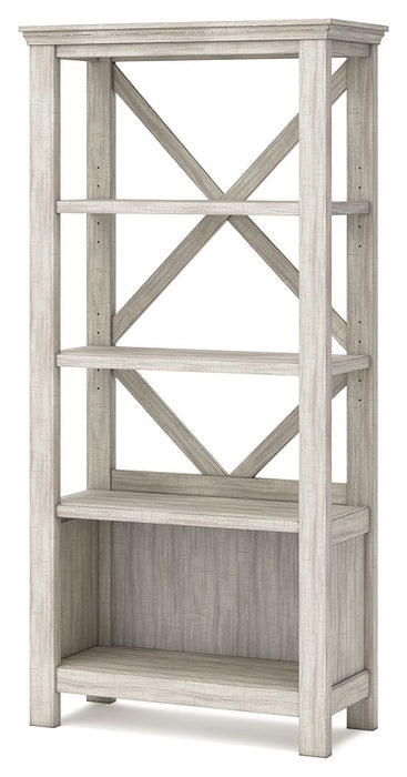 Carynhurst - Whitewash - Large Bookcase Unique Piece Furniture