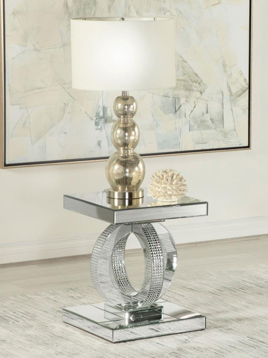 Breena - Square End Table - Mirror Unique Piece Furniture