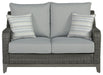 Elite Park - Gray - Loveseat W/Cushion Unique Piece Furniture
