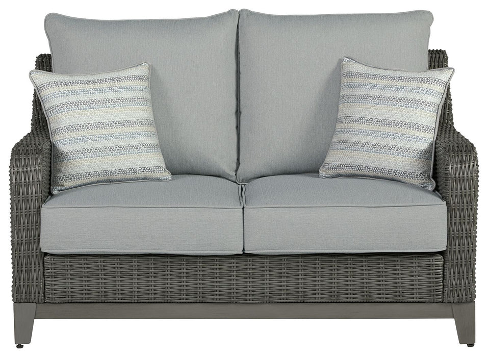 Elite Park - Gray - Loveseat W/Cushion Unique Piece Furniture