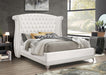 Barzini - Wingback Tufted Bed Unique Piece Furniture