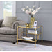 Astrid - End Table - Gold & Mirror Unique Piece Furniture