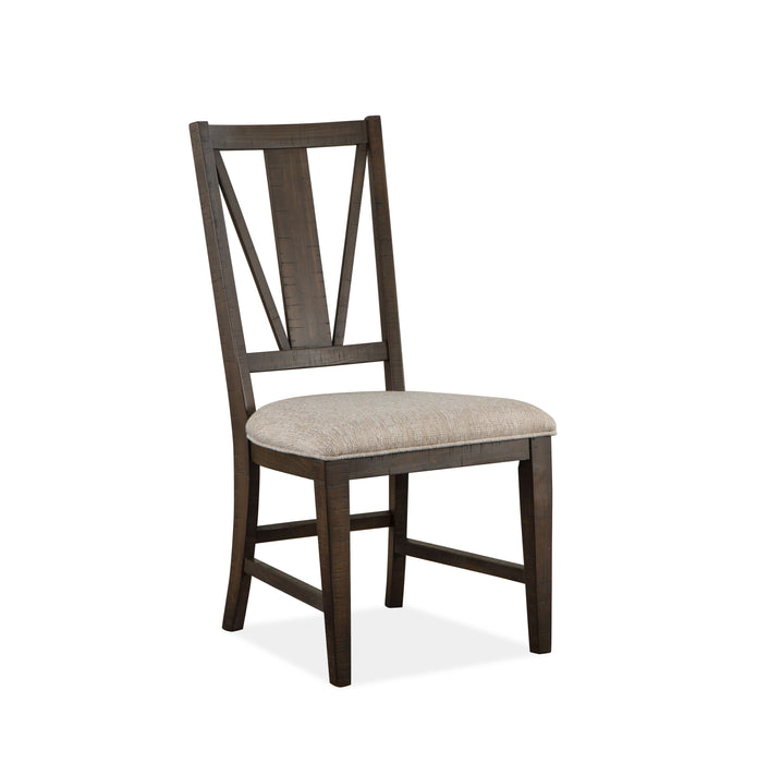 Westley Falls - Dining Side Chair With Upholstered Seat (Set of 2) - Graphite
