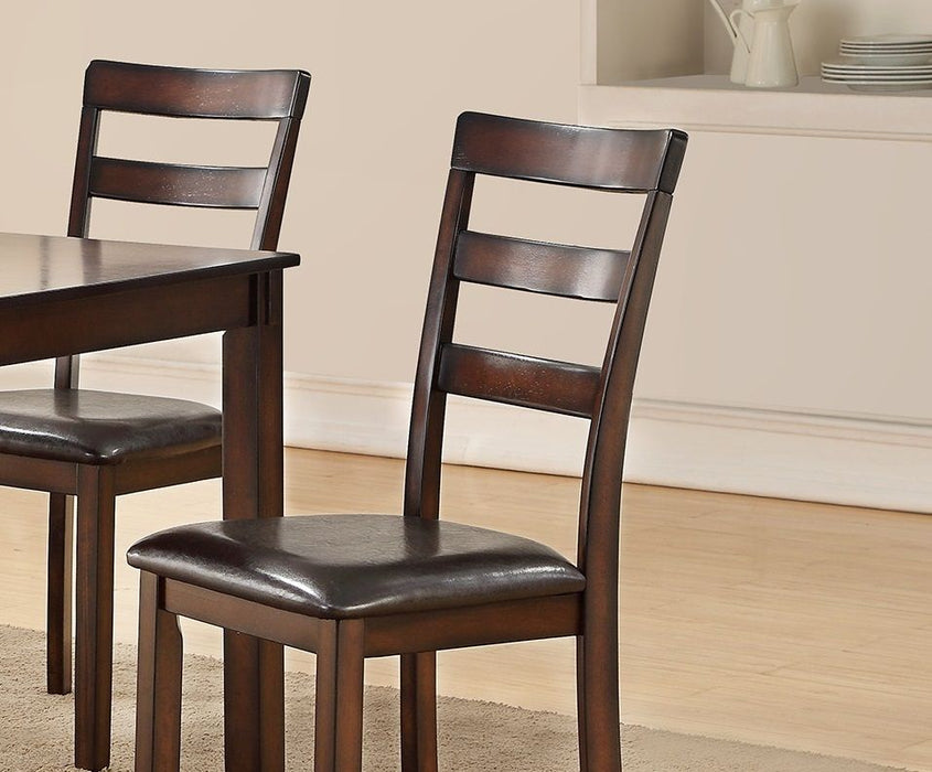 Classic Style 6 Pieces Dining Set Rectangle Table 4 Side Chairs And Bench Dining Room Furniture Mdf Rubber Wood