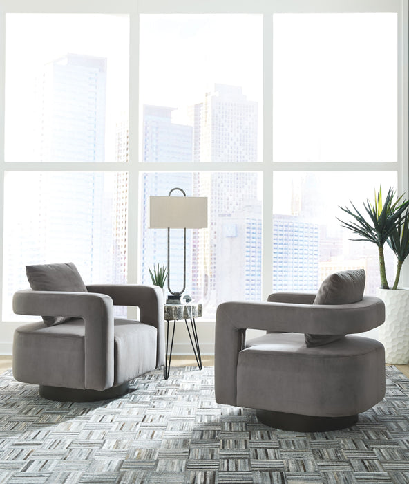 Alcoma - Otter - Swivel Accent Chair Unique Piece Furniture