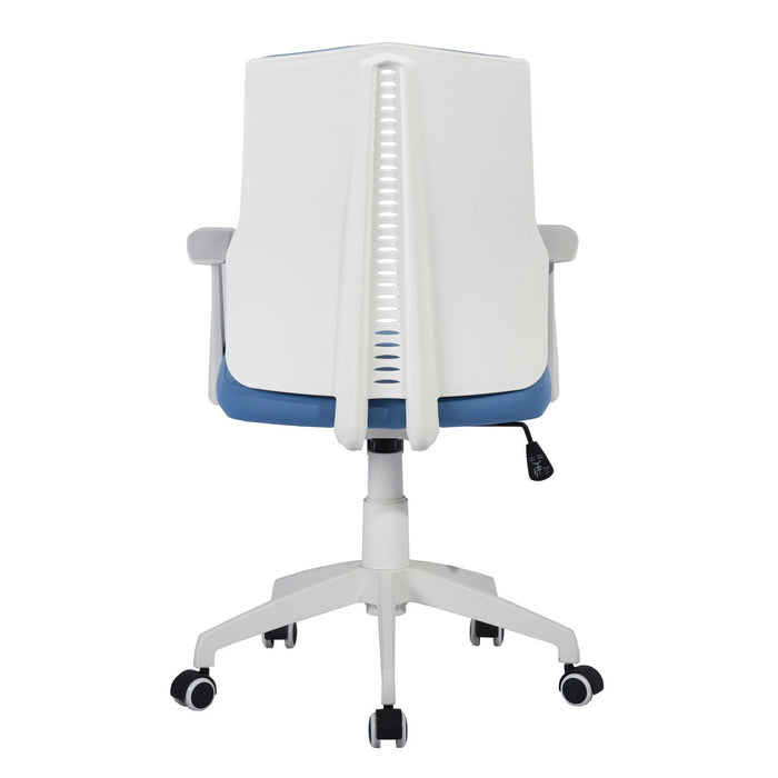 Ergonomic Office Chair High Back Desk Chair With, Blue / White