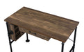 Endang - Writing Desk - Weathered Oak & Black Finish Unique Piece Furniture