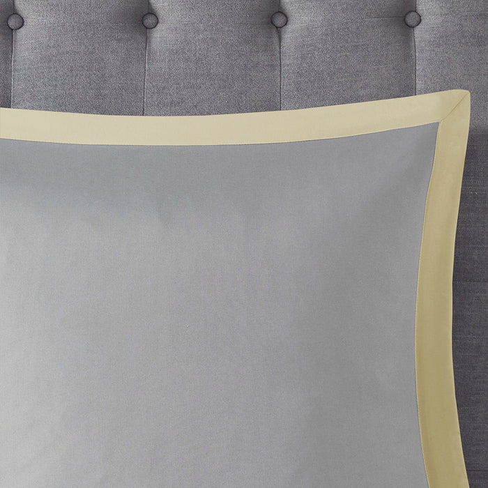 8 Piece Comforter Set In Yellow