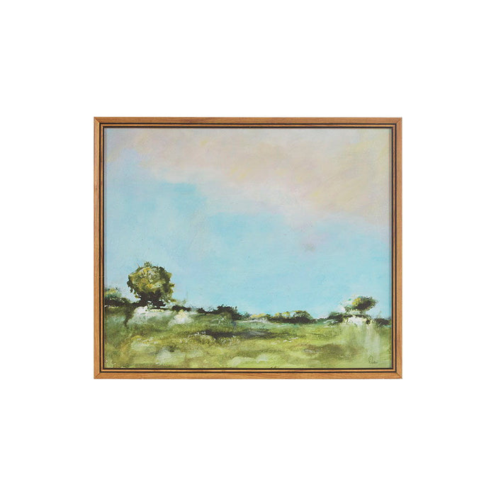 Abstract Landscape Framed Canvas Wall Art, Multi