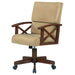 Marietta - Upholstered Game Chair - Tobacco And Tan Unique Piece Furniture